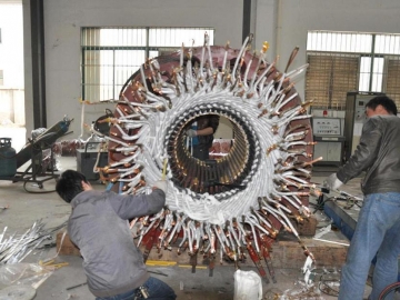 分半機座直流電機的拆裝