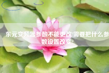 東元變頻器參數(shù)不能更改!需要把什么參數(shù)設置改變?