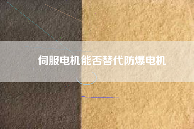 伺服電機(jī)能否替代防爆電機(jī)