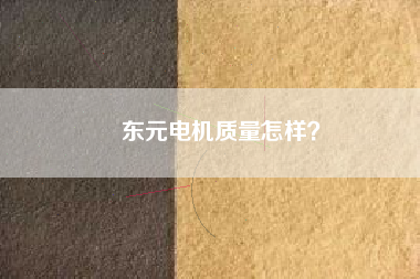 東元電機(jī)質(zhì)量怎樣？